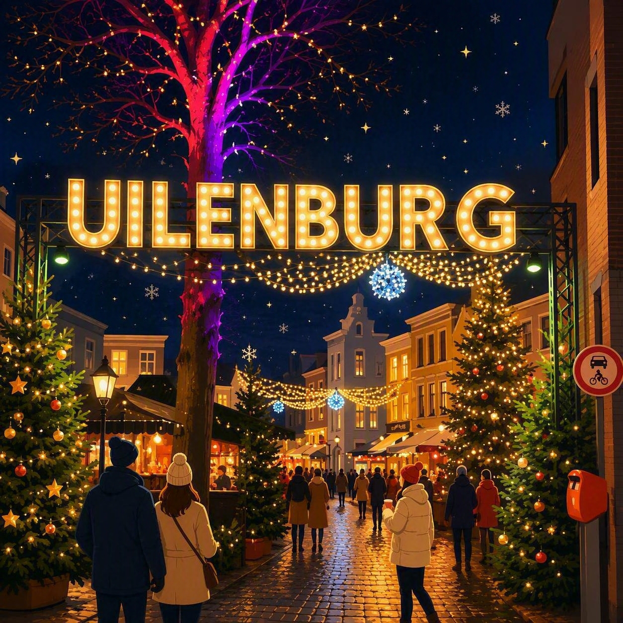 Kerstwandeling langs kerststallen, lichtjes en winterse plekjes in Den Bosch